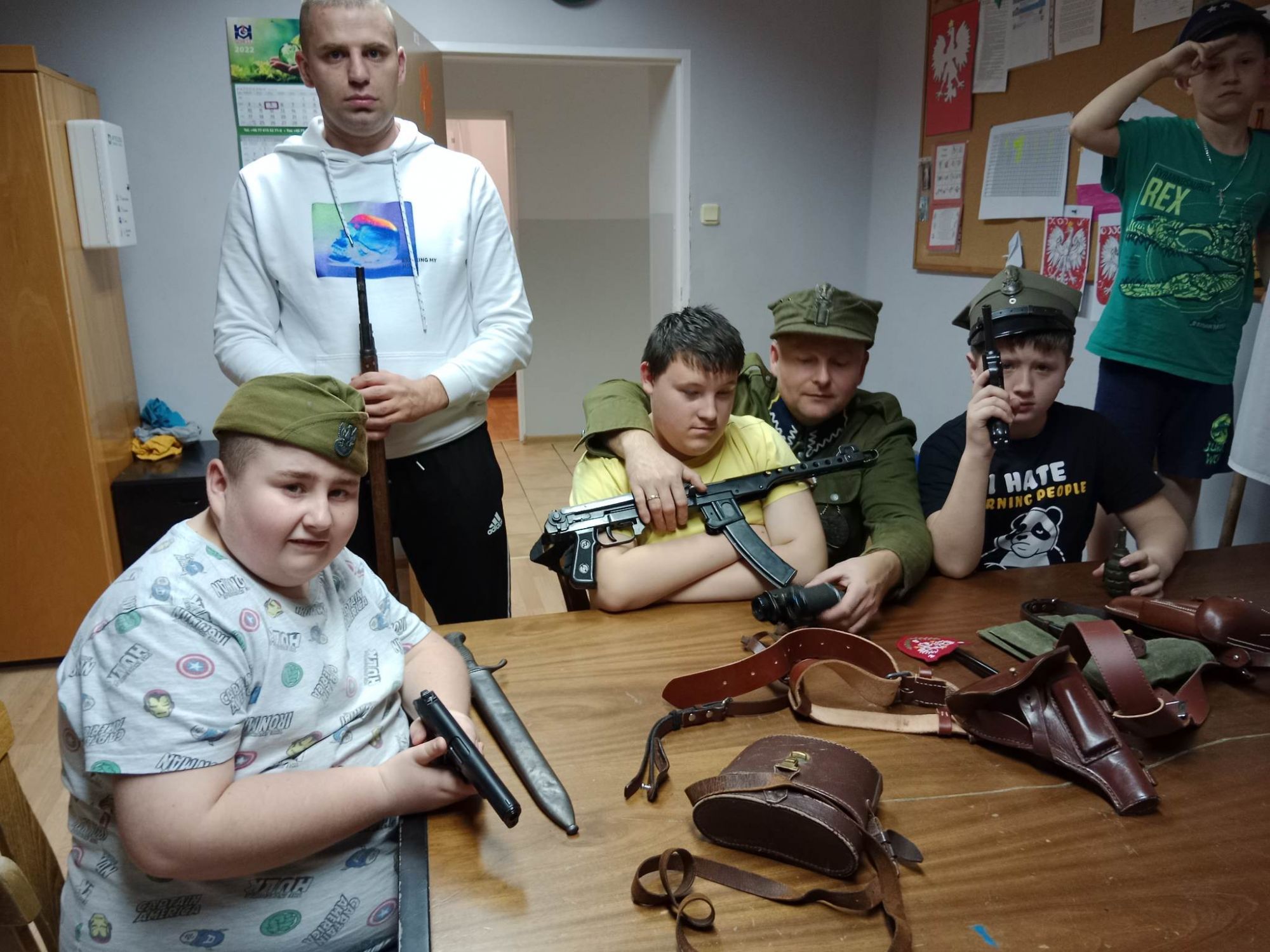 Lekcja historii Grupy Wychowawcze SOSW Grodk&oacute;w